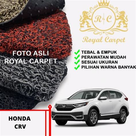 Jual Karpet Mobil Mie Honda Crv Bahan Warna Full Bagasi Original