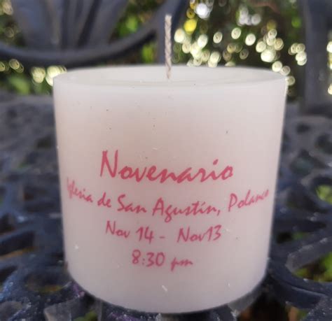 10 Velas Recuerdo Luctuosos Personalizados Novenario De 8cm Mercado