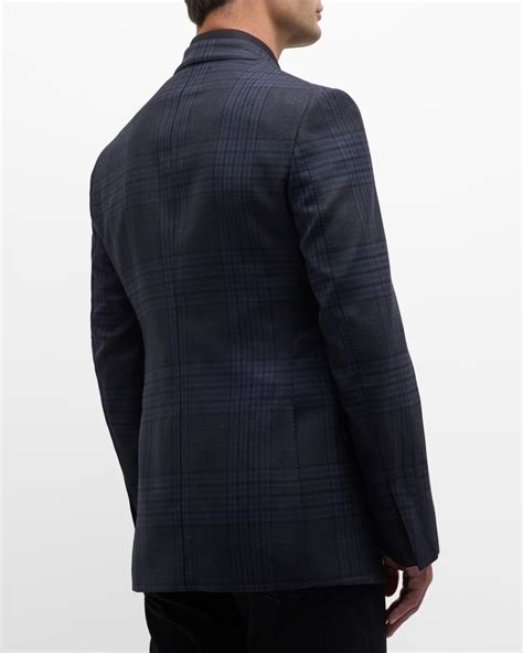 Tom Ford Men S Shelton Grand Check Dinner Jacket Neiman Marcus