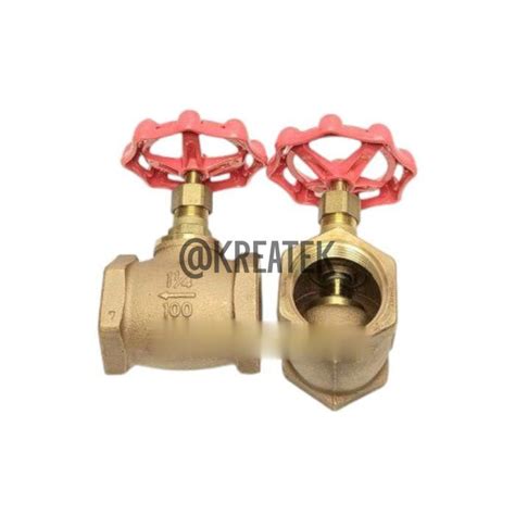 Jual Globe Valve KITZ Brass Kuningan 1 Inch ASA 100 Drat Shopee