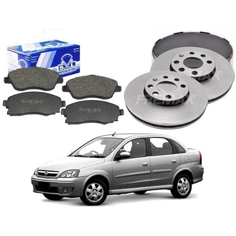 Kit Disco Pastilha Freio Dianteiro Fremax Chevrolet Corsa Novo Sedan