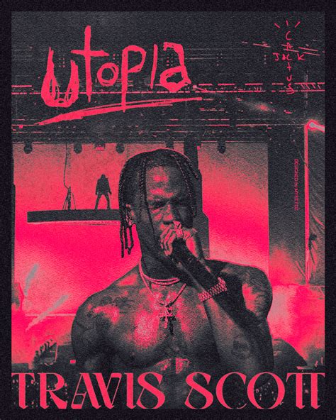 poster utopia travis scott behance