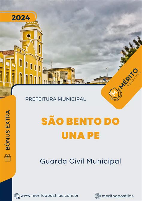 Apostila Guarda Civil Municipal Prefeitura de São Bento do Una PE 2024