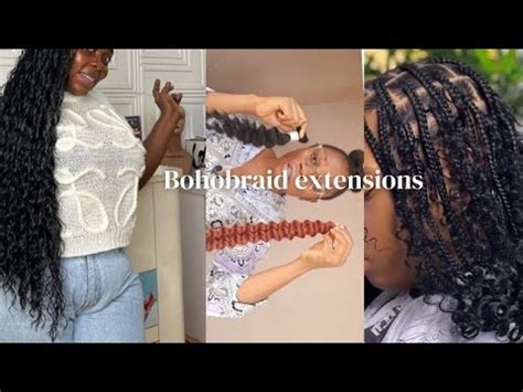 What Hair To Use For Boho Braid Knotless Braids Boho Bohemia YouTube