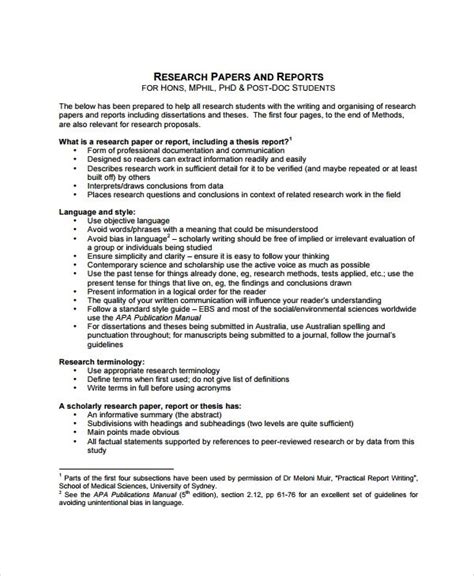 Research Project Report Template 1