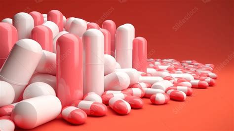 Fondo Cautivador Grupo De Cápsulas Medicinales Renderizadas En 3D En