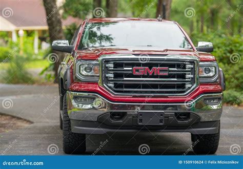 Gmc Pick Up Truck Front View Photo Editorial Stock Image Image Of