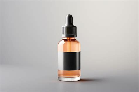 Premium Photo Mockup Of Beauty Serum Product Bottle Ai Generated