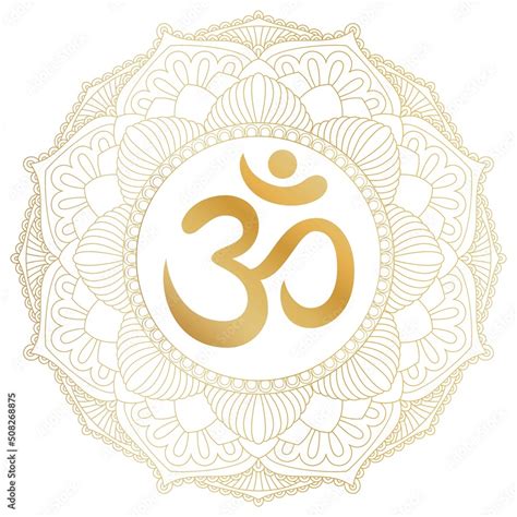 hindu om symbol Stock Illustration | Adobe Stock