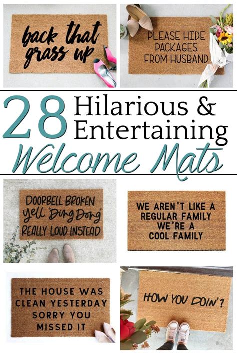 28 Entertaining Welcome Mats for Your Home - Bless'er House