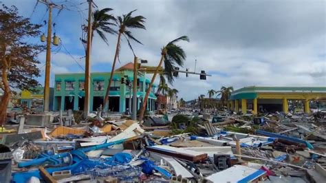 Footage Of Times Square In Fort Myers Beach Shows The Level Of