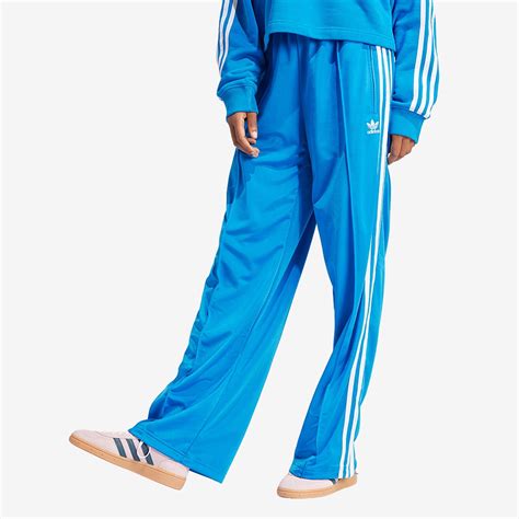 Adidas Originals Womens Loose Firebird Track Pants Bluebird Bottoms Womens Clothing Pro