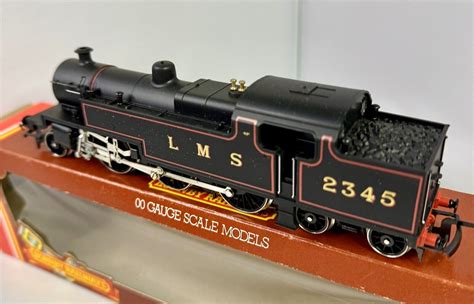 Hornby R088 LMS Class 4P 2 6 4T Steam Locomotive 2345 Black Boxed OO