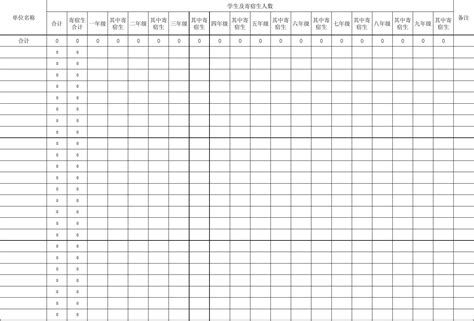 2012年秋季各校学生及寄宿生人数统计表word文档免费下载亿佰文档网