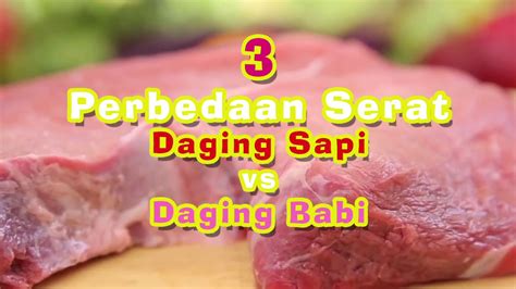 Cara Membedakan Daging Sapi Dan Daging Babi Youtube