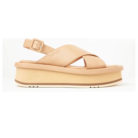 Paloma Barcelo Shoes Paloma Barcelo Nude Leather Sandals Sz 8