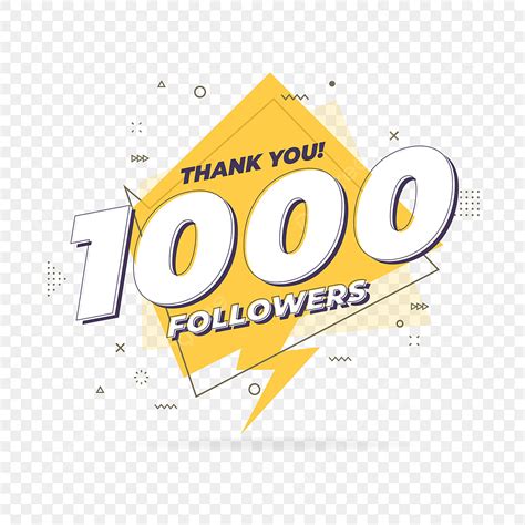 Thank You 10k Vector Hd Images Thank You 1 000 Followers Trendy Flat