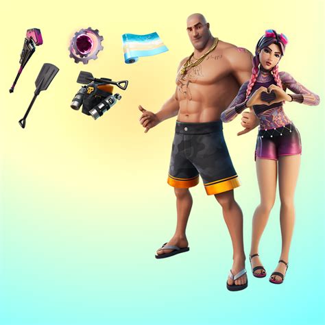 Beach Brutus And Jules Bundle Fortnite Rare