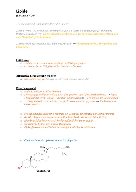 Grundlagen Der Biochemie Vorlesung Uni G Ttingen Studocu