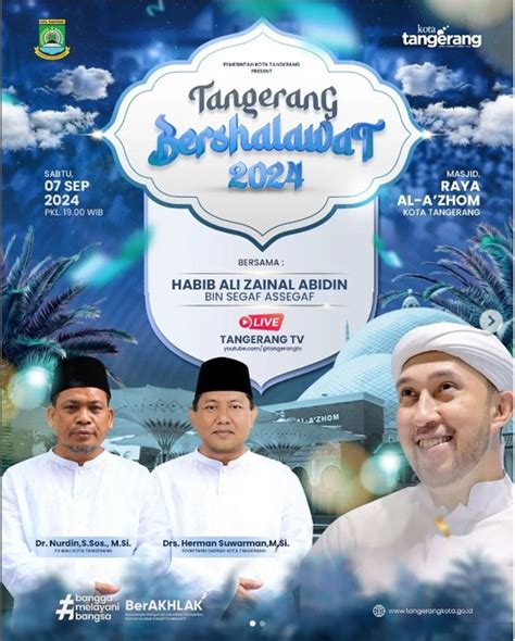 Pemkot Gelar Tangerang Bersholawat Bersama Habib Ali Zainal Abidin