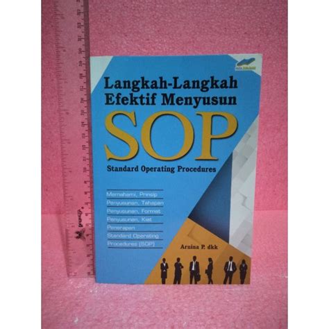 Jual Langkah Langkah Efektif Menyusun Sop By Arnina P Dkk Shopee