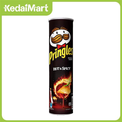 Jual Pringles Potato Chips Hot Spicy 107 Gram Shopee Indonesia