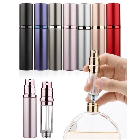 Bottom Filled Refillable Perfume Bottle Aluminium Alloy Premium Quality 高档香水铝合金内胆底部分瓶 Botol