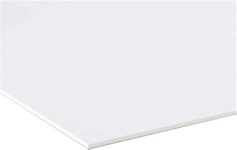 Forex Panneau en PVC blanc épaisseur 3 mm 100 x 100 cm blanc forex