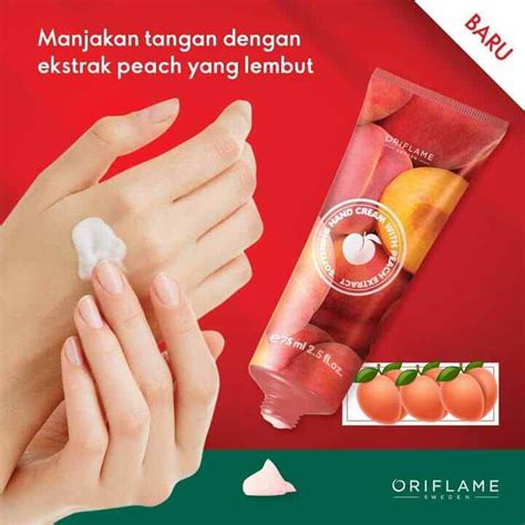 Softening Hand Cream With Peach Extract Krim Tangan Dengan Aroma Peach