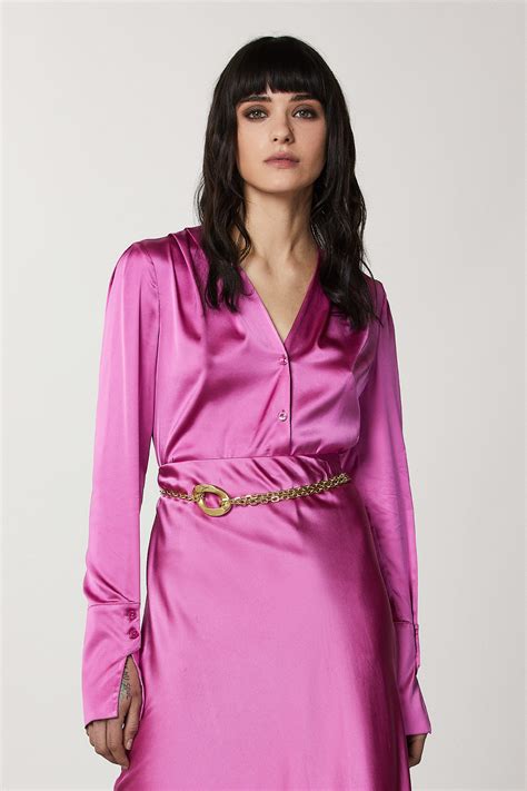 Camicia Raso Rosa Atelier Yuwa Ciao Jp