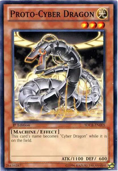 YuGiOh Cyber Dragon Revolution Structure Deck Single Card Common Proto