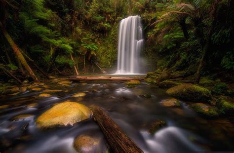 Fotograf As De Cascadas Con Hermosos Paisajes Naturales Wallpaper