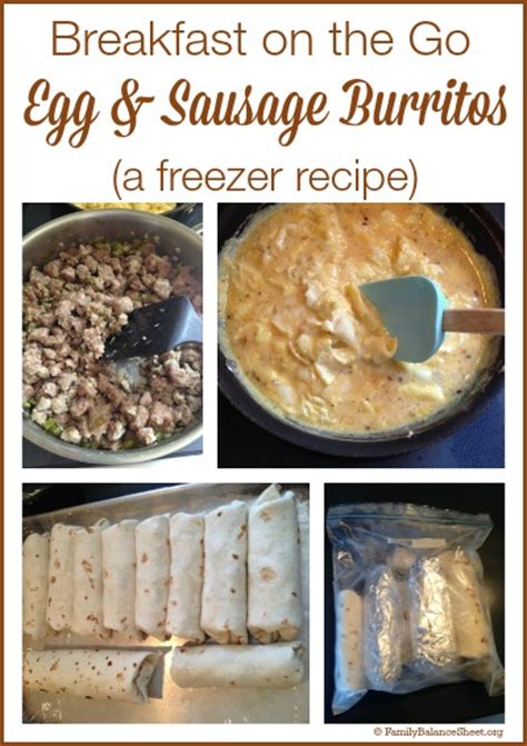 Egg And Sausage Burritos Make Ahead Freezer Recipe