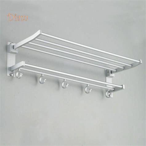 Buy Nohs 2 Tier Wall Mounted Hotel Bathroom Towel Rack Rail Holder