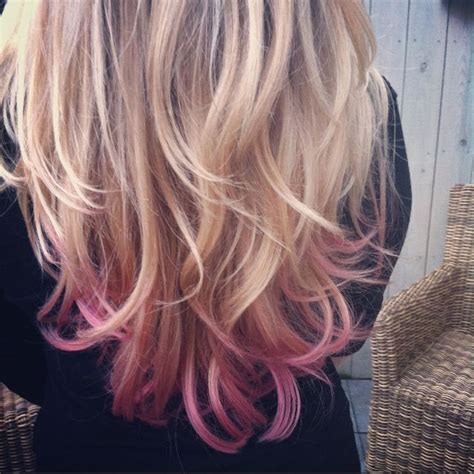 Dip Dye Hair Pink