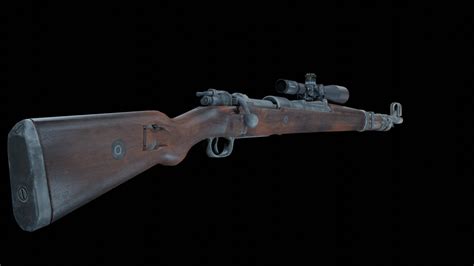 3d Kar98 K Sniper Rifle Model Turbosquid 1837957