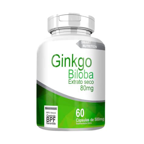 Ginkgo Biloba Mg De Extrato Seco Caps Mg