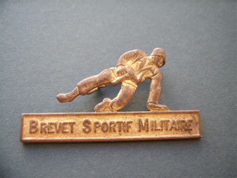 French Military Sports Badge Brevet Sportif Militaire Elliott Military