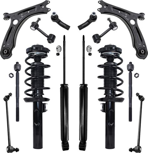 Amazon Detroit Axle 14pc Front End Suspension Kit For 12 17 VW