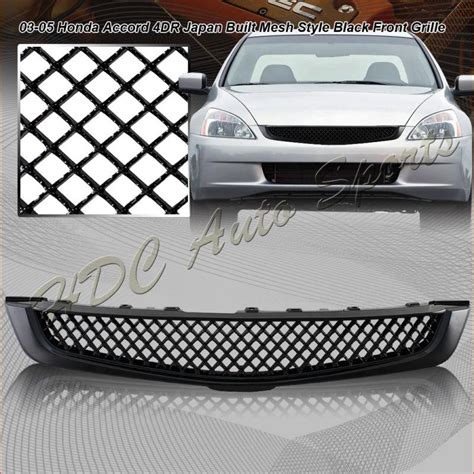 Sell Honda Accord Jdm Black Mesh Grid Style Abs Plastic Front