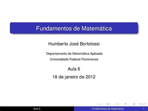 Pdf Fundamentos De Matem Tica Fundamentos De