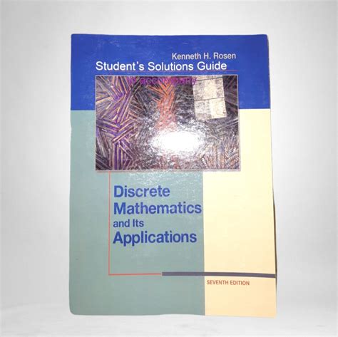 Buku Discrete Mathematics And It S Application Buku Alat Tulis Buku