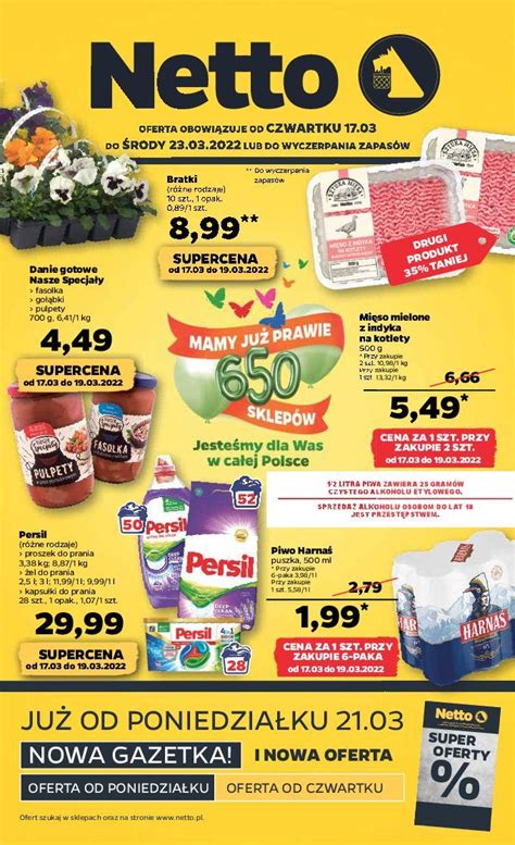 Gazetka Promocyjna I Reklamowa Netto Gazetka Spo Ywcza Od