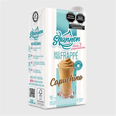 Base para frappé sabor Capuchino Helados Shannon