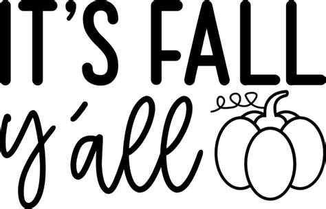 its fall Y'all, autum welcome free svg file - SVG Heart