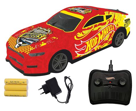 Hot Wheels Remote Control Rechargeable Racing Car Red Rs 599 At Amazon