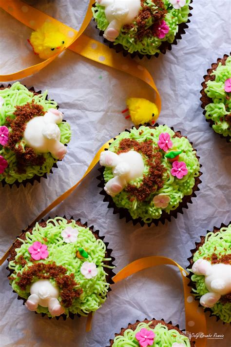 Easter Bunny Butt Cupcakes Only Crumbs Remain