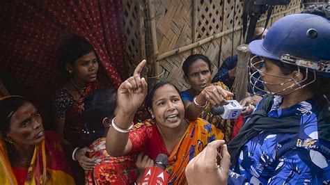 Spotlight Women Of West Bengals Sandeshkhali Island Rise In Protest