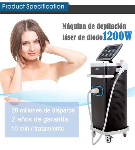 1200w 808nm Máquina de Láser Depilación ADSS Láser