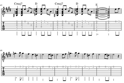 Kiss from a Rose Guitar Tab pt. 2 - Delco Guitar Academy